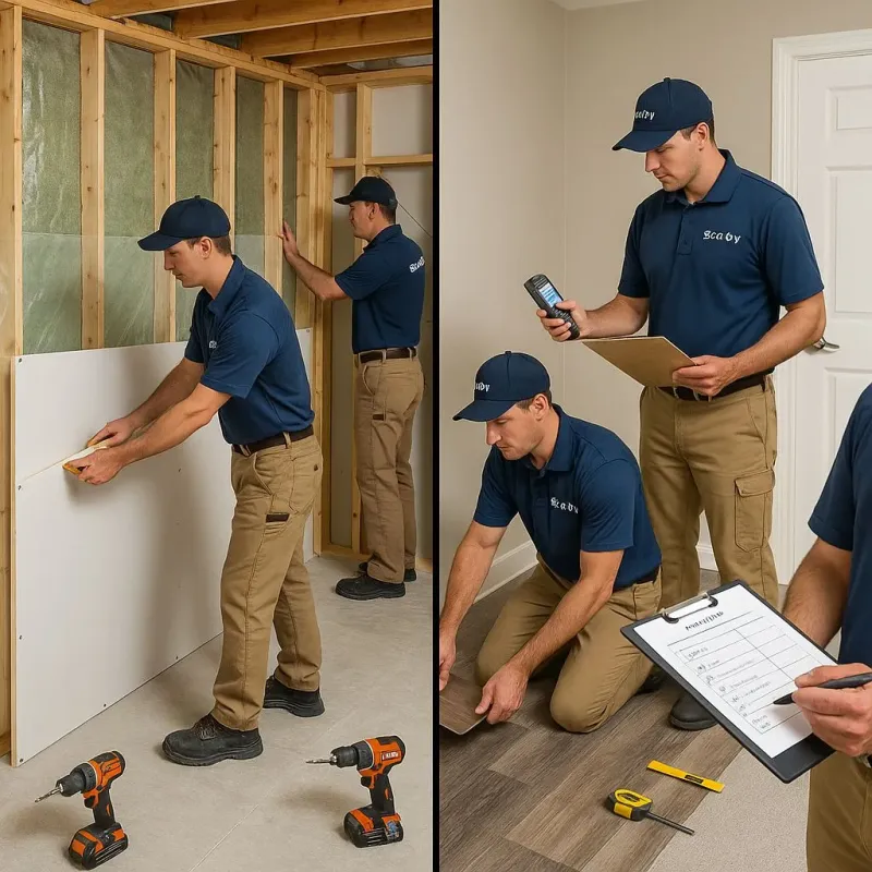 Repairs and Reconstruction process in Northbridge, MA
