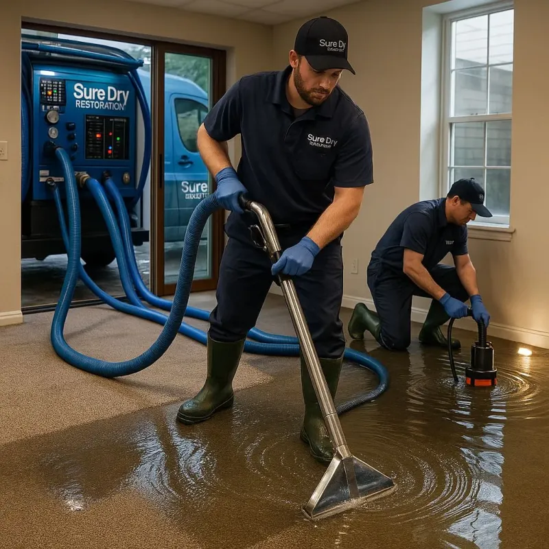 Water Extraction and Removal process in Northbridge, MA